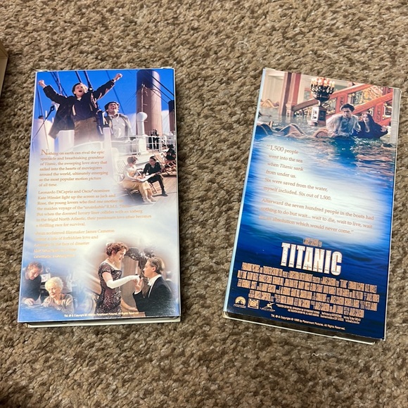 Titanic on vhs vol 1 & 2 - Picture 8 of 10